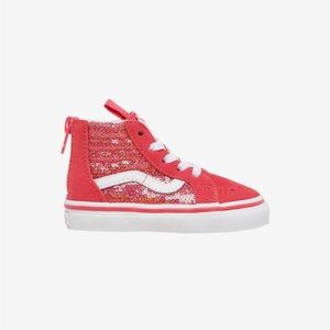 Toddler pink VANS SK8 hi-tops - Sz 6.5